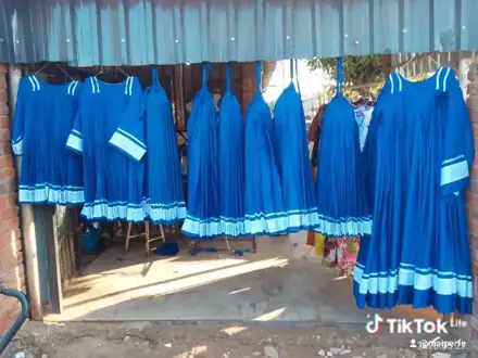 Blue church garments from Shumbakadzi Kwekwe Sales