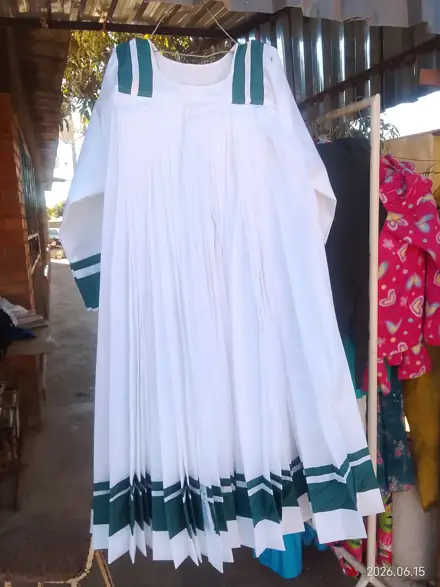 White church garment from Shumbakadzi Kwekwe Sales
