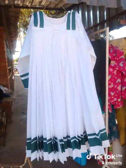 White church garment from Shumbakadzi Kwekwe Sales